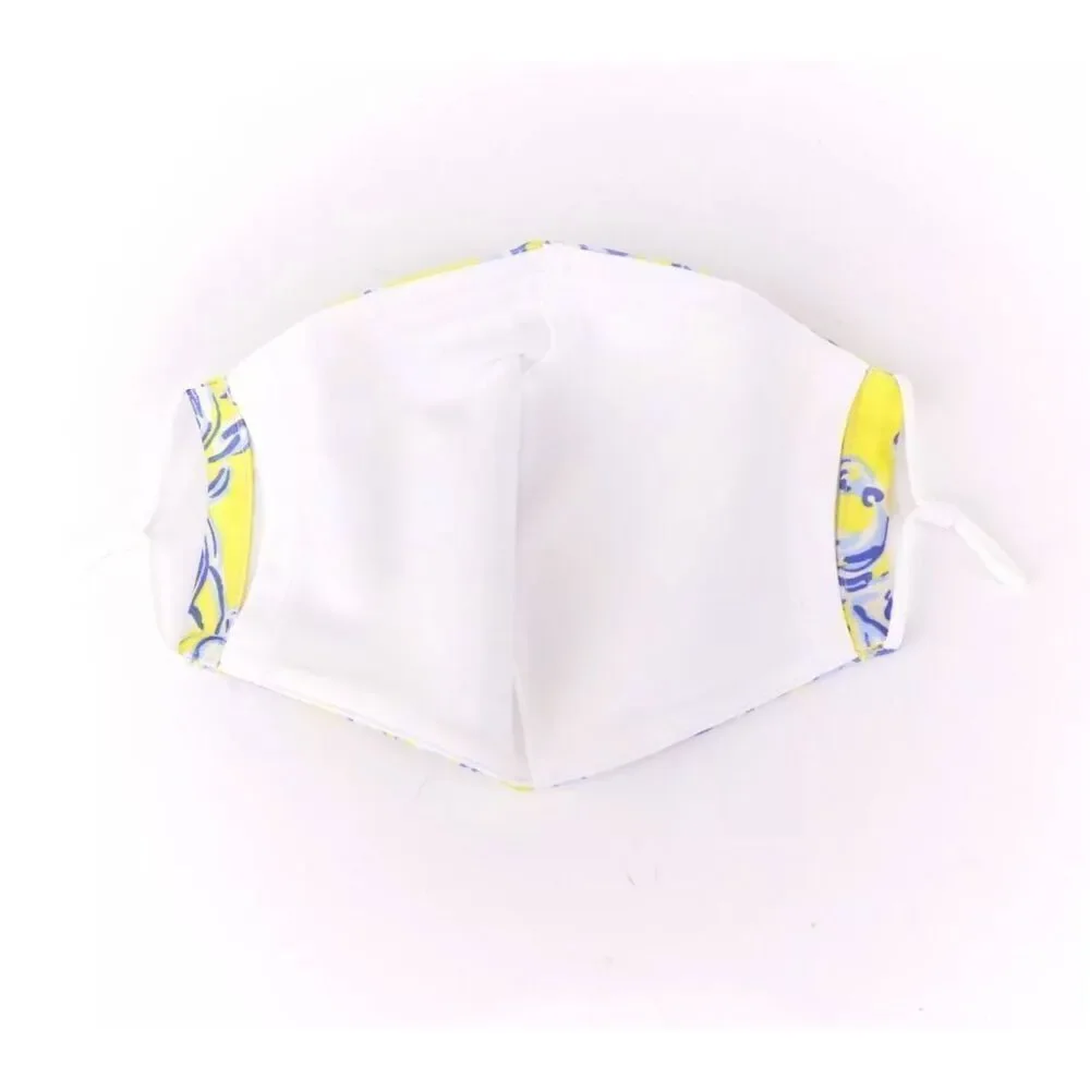 ✨NIP Tory Burch Floral Two Layer Adjustable Mask Face Cover✨